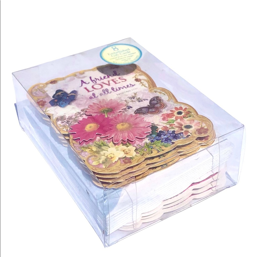 Pooch & Sweetheart Friendship Embellished 3D Scripture Note Cards, 8 ct (96674)